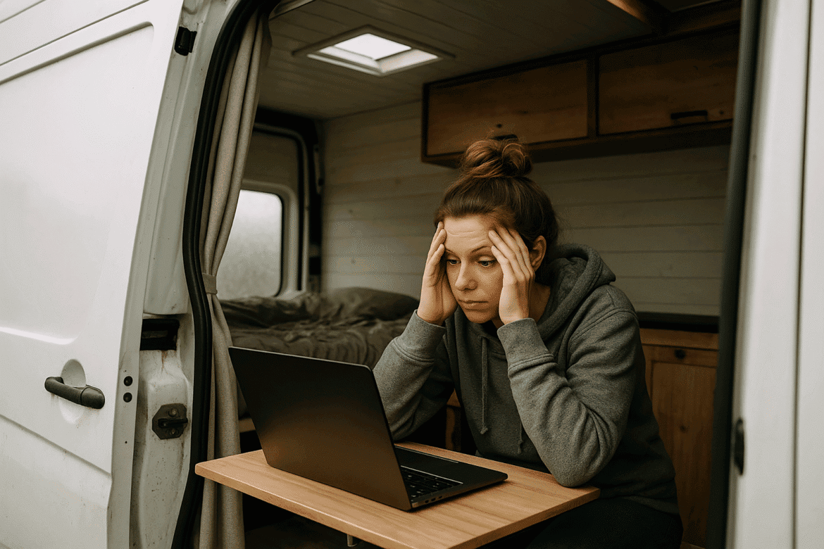 Behind the Photos The Reality of Van Living Beyond Social Media