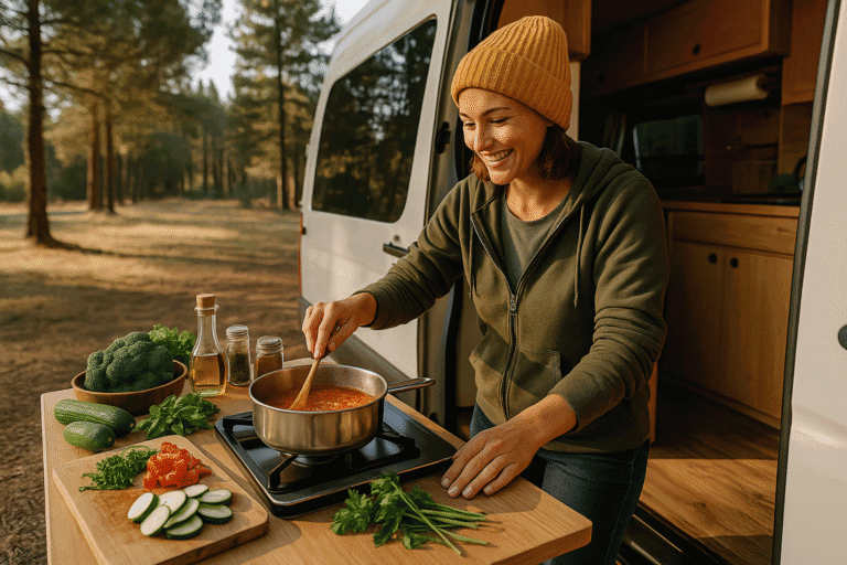 Cook Like a Pro in Your Van 20 Easy Recipes for Camper Chefs