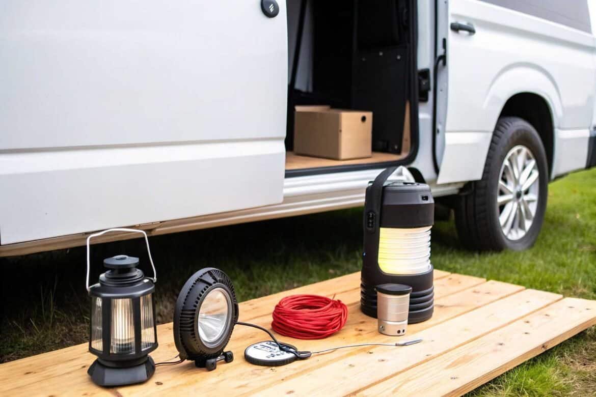 Choosing the Best Portable Camping Light for Your Van