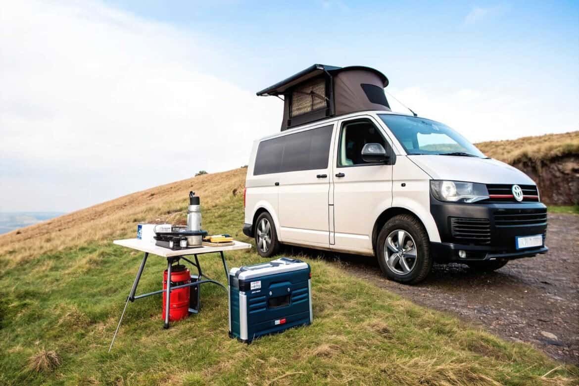 Portable camping grill